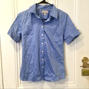Banana Republic tailored short sleeve button-down